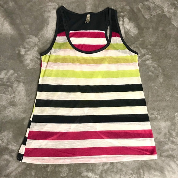 Open Back Stripes Top Tank •Color Story - Picture 2 of 7